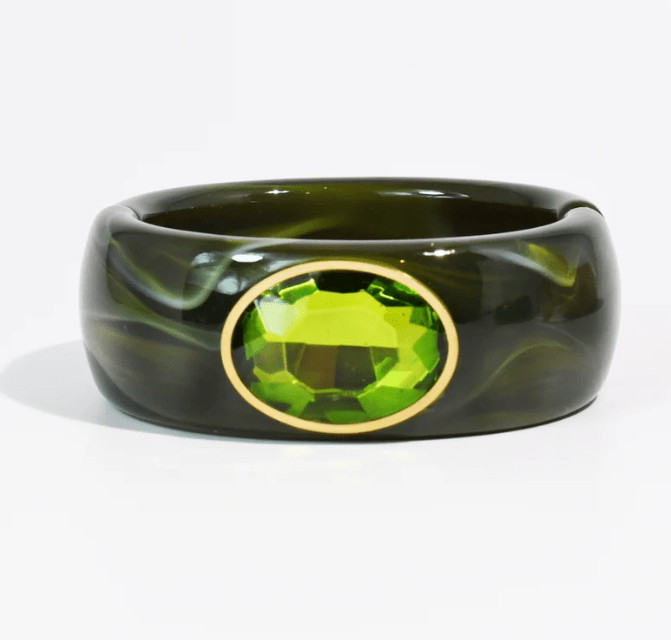 The Gemstone Resin Cuff Bracelet