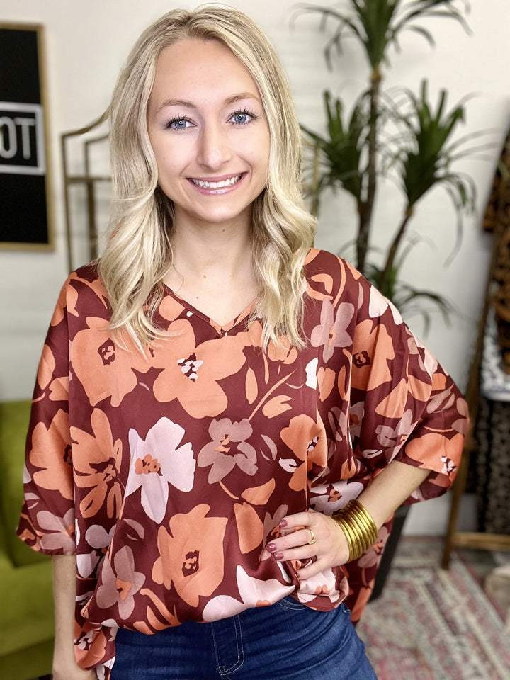 The Golden Girl Poncho Top - AS