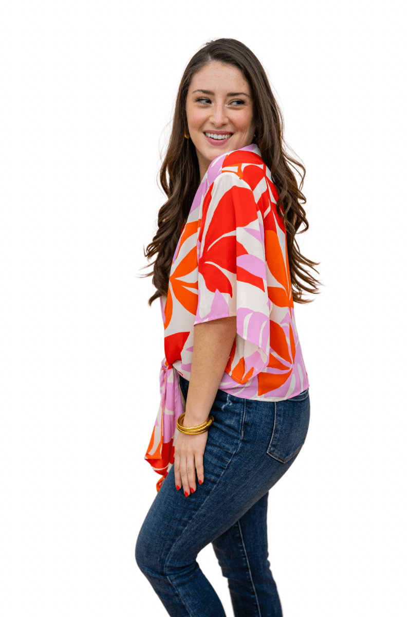 The Island Breeze Tie Top