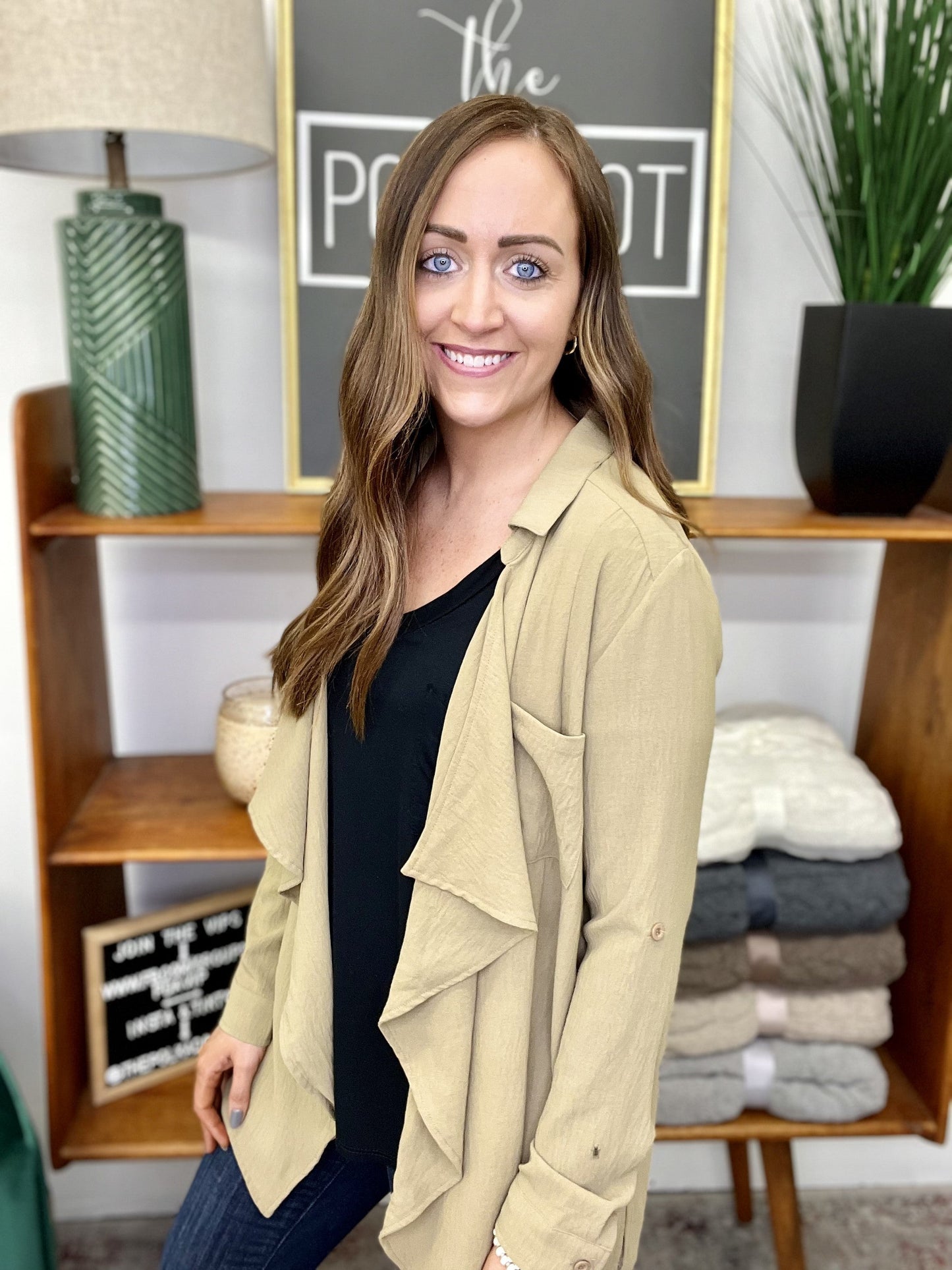 The Woven Blazer in 2 Colors/AS
