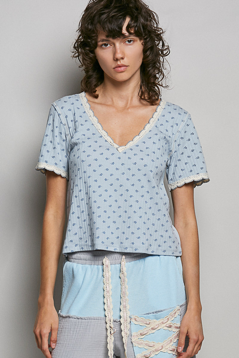 The Vintage Floral Tee- 2 Colors