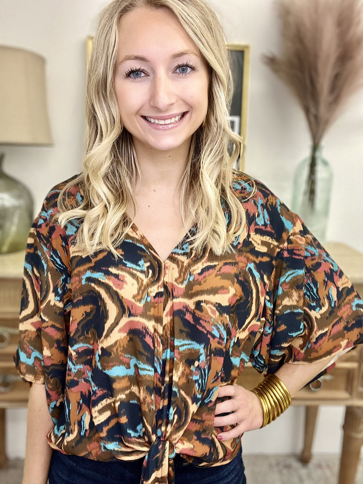 The Campfire Dreams Tie Top - AS