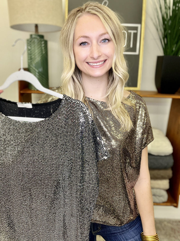 The Shimmer Knit Top-2 Colors