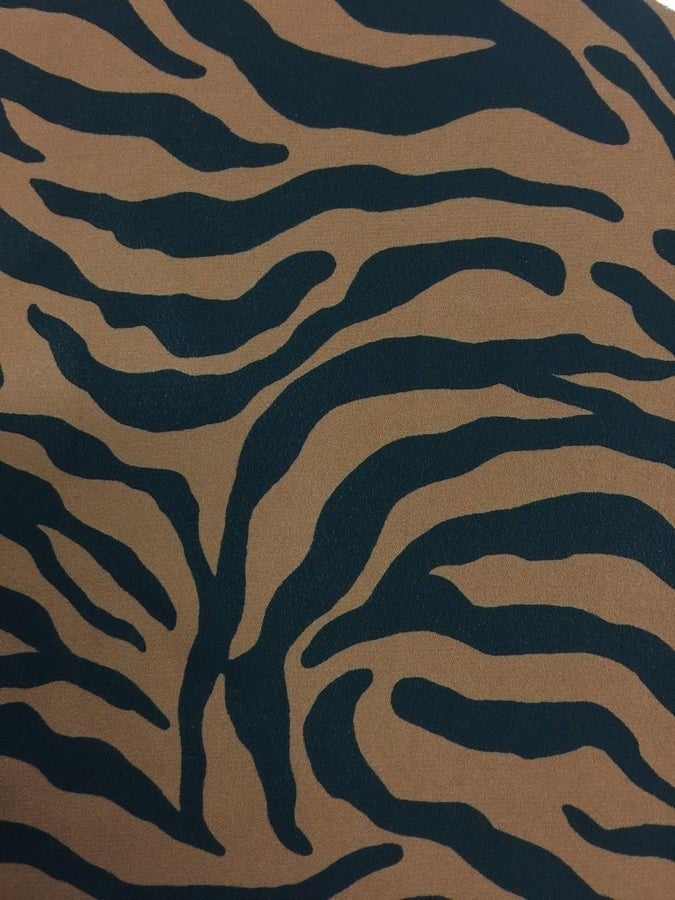 The Sable Zebra Poncho Top - AS