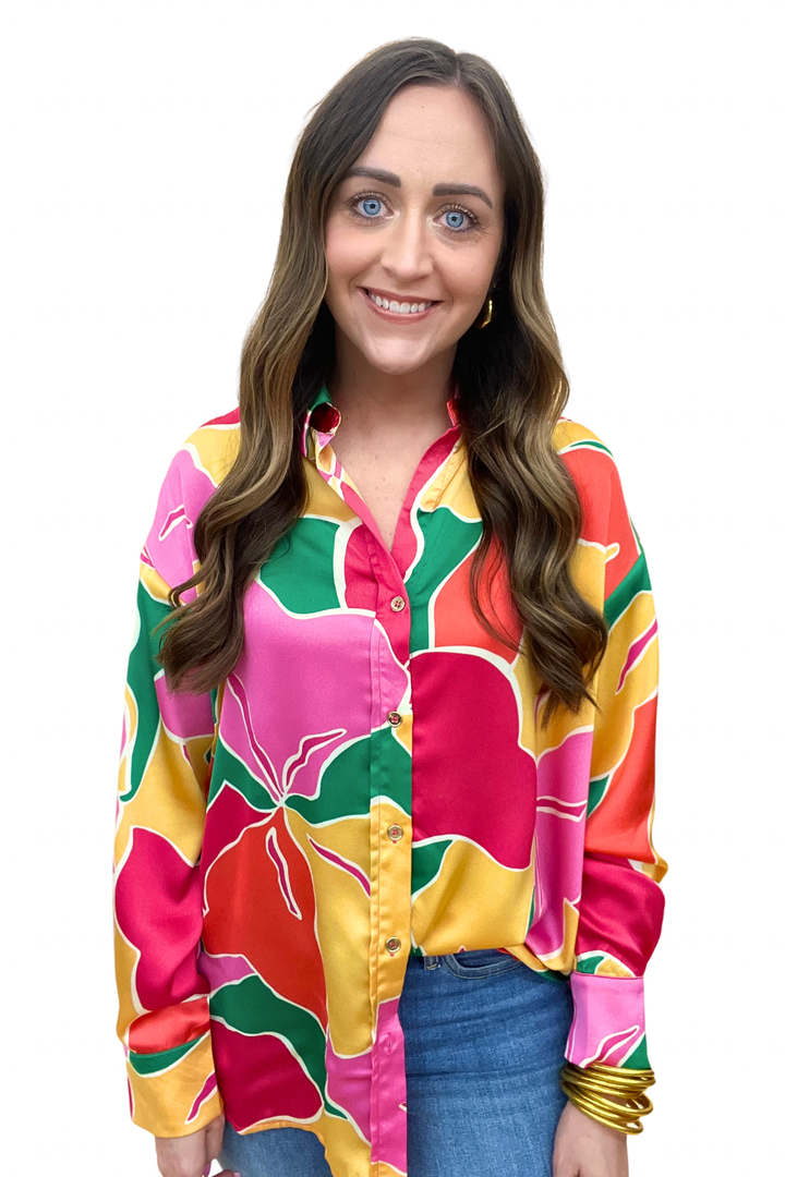 The New Edition Bomb Top-Pink/Yellow