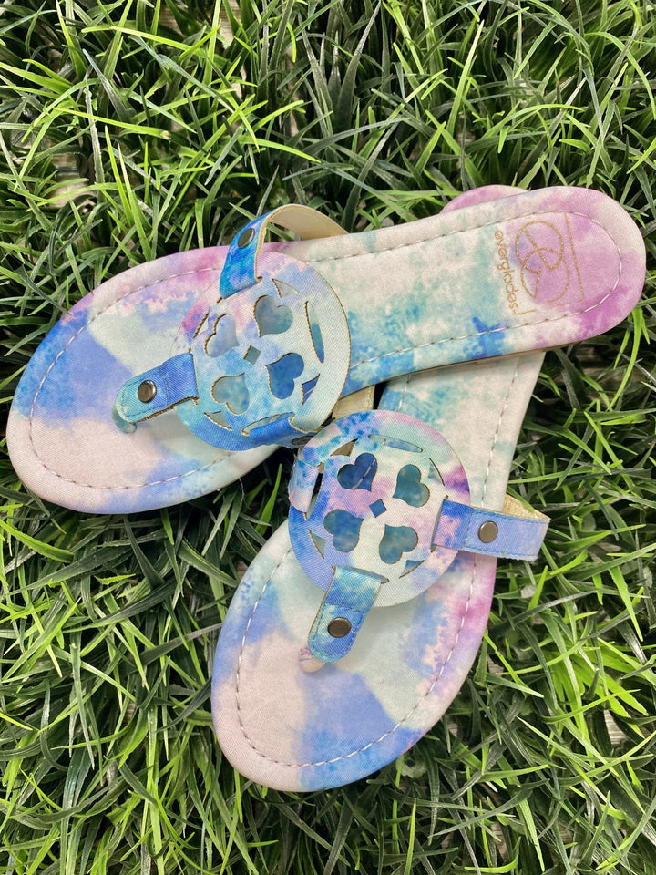 The Groovy Lulu Sandals in Purple