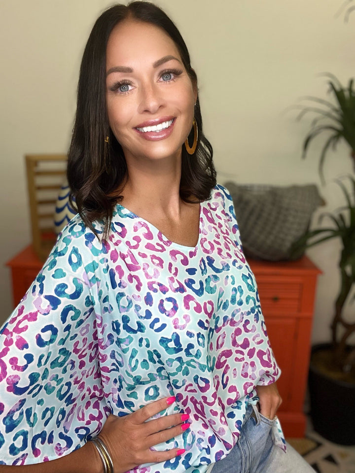 The Coree Poncho Top-All Sizes