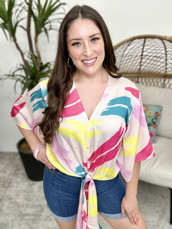 The Double Bubble Tie Top