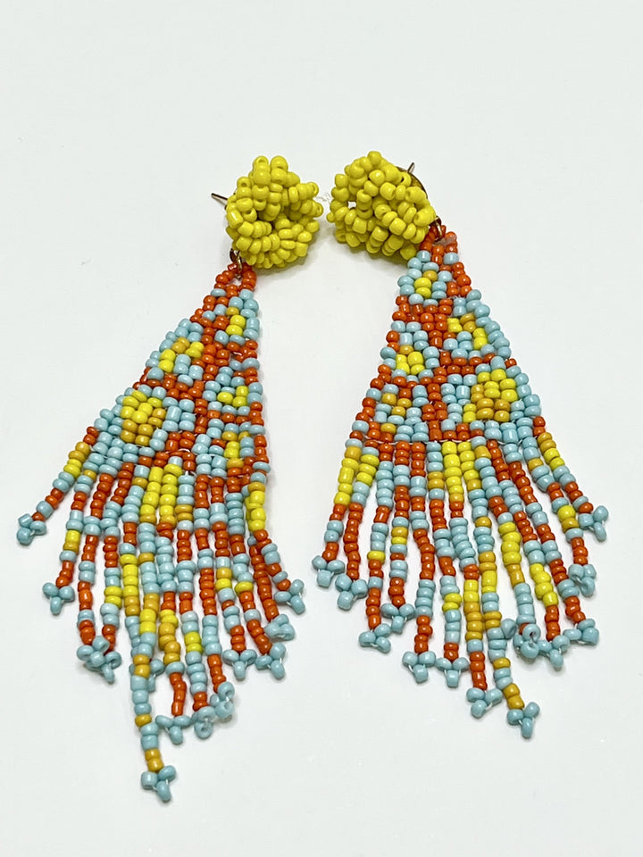 The Yellow Tapestry Earrings