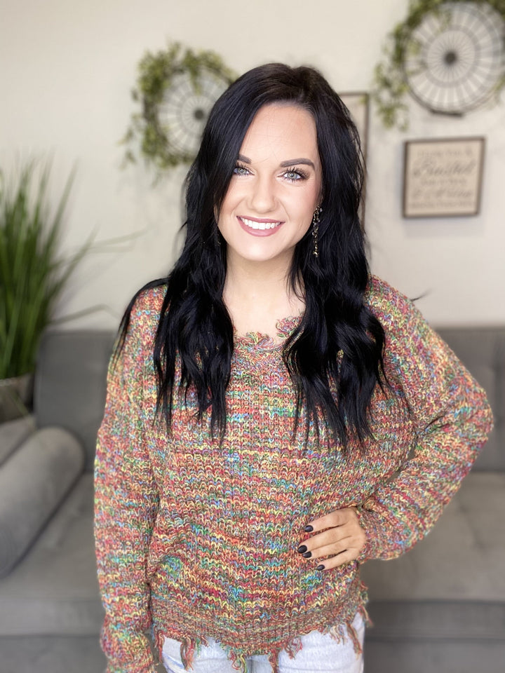 The Retro Fringe Sweater