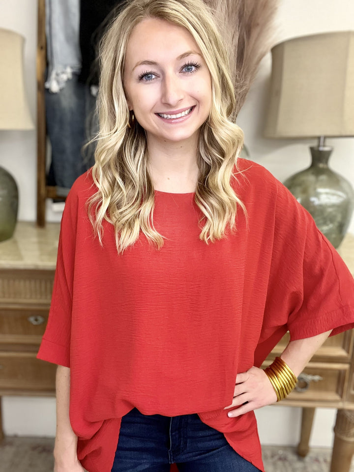 The Solid Adrienne Scoop Poncho - 10 Colors/AS