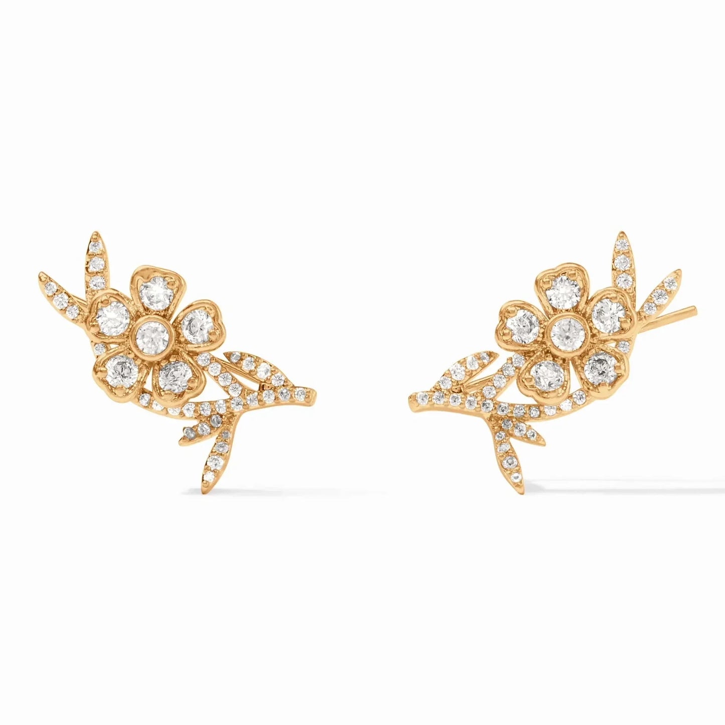 JV Laurel Climber Earrings