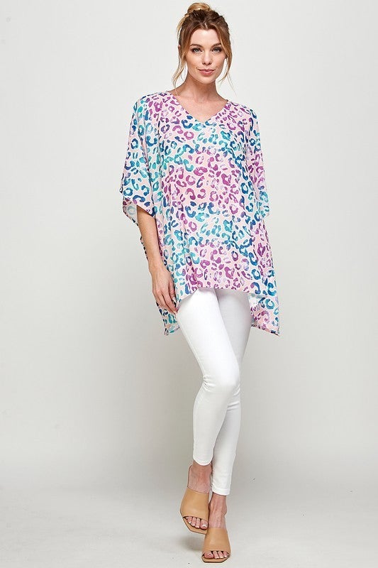 The Cora Poncho Top-All Sizes