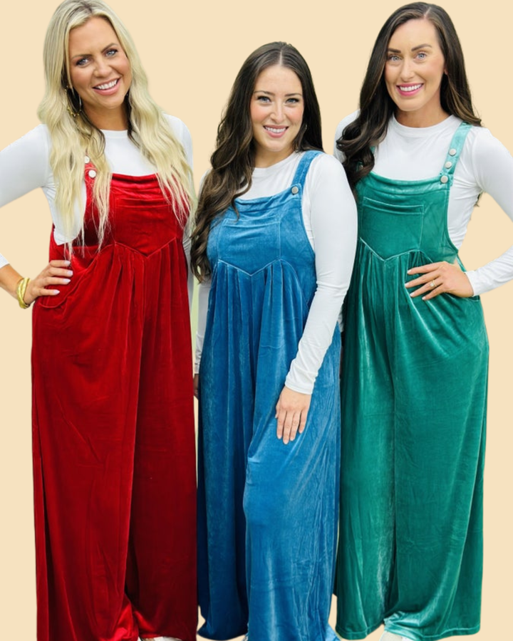 The Velvet Overalls - 8 Colors