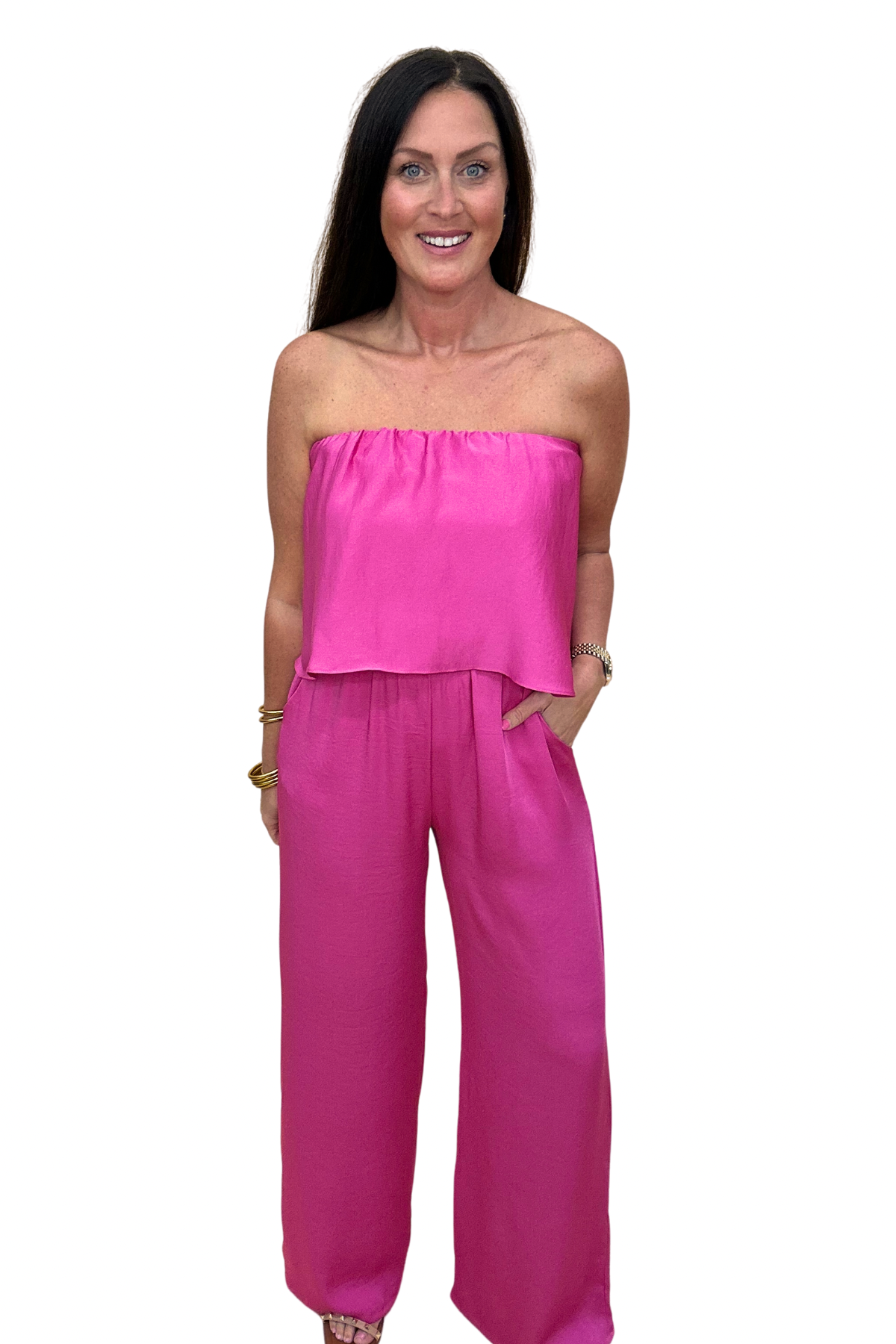 The Tyche Strapless Jumpsuit - 3 Colors