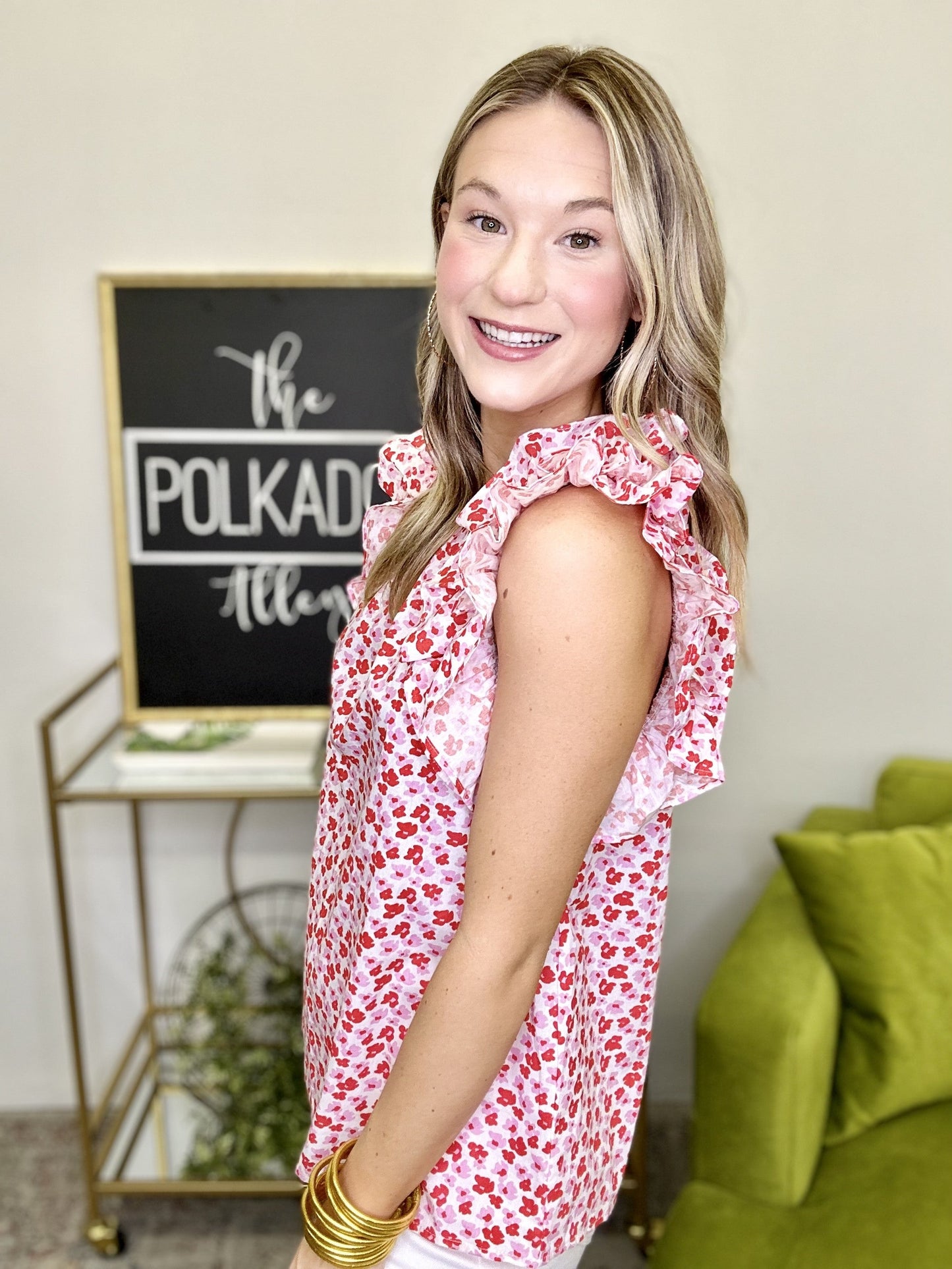 The Petunia Top in Ivory - AS