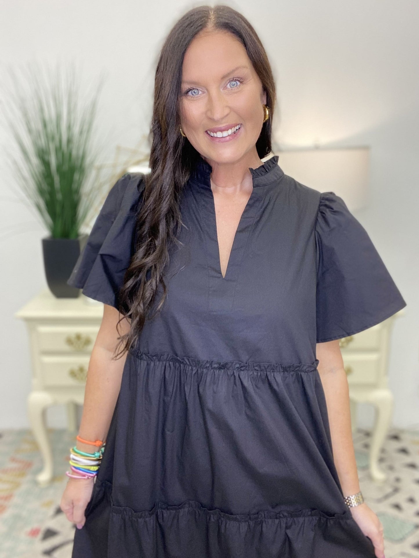 The Buchanan Dress in Black