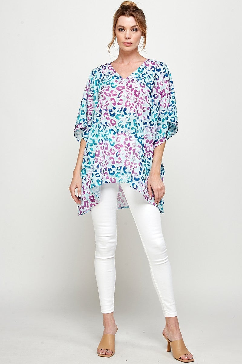 The Coree Poncho Top-All Sizes
