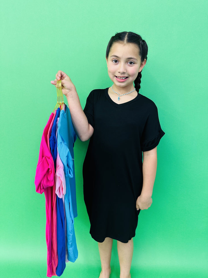 KIDS Pocket Dress in 7 Colors