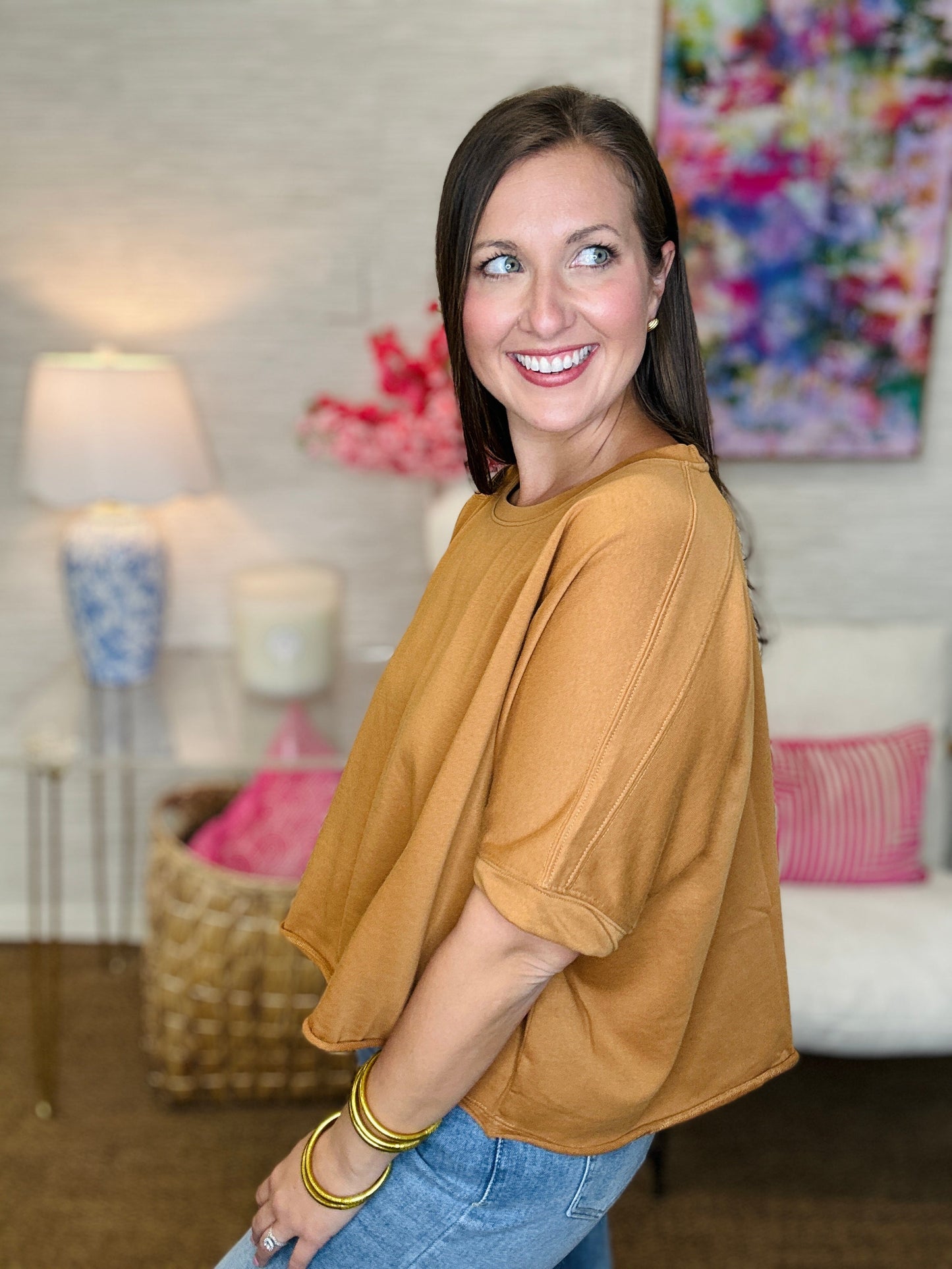 The Twist Cuff Top in 4 Colors