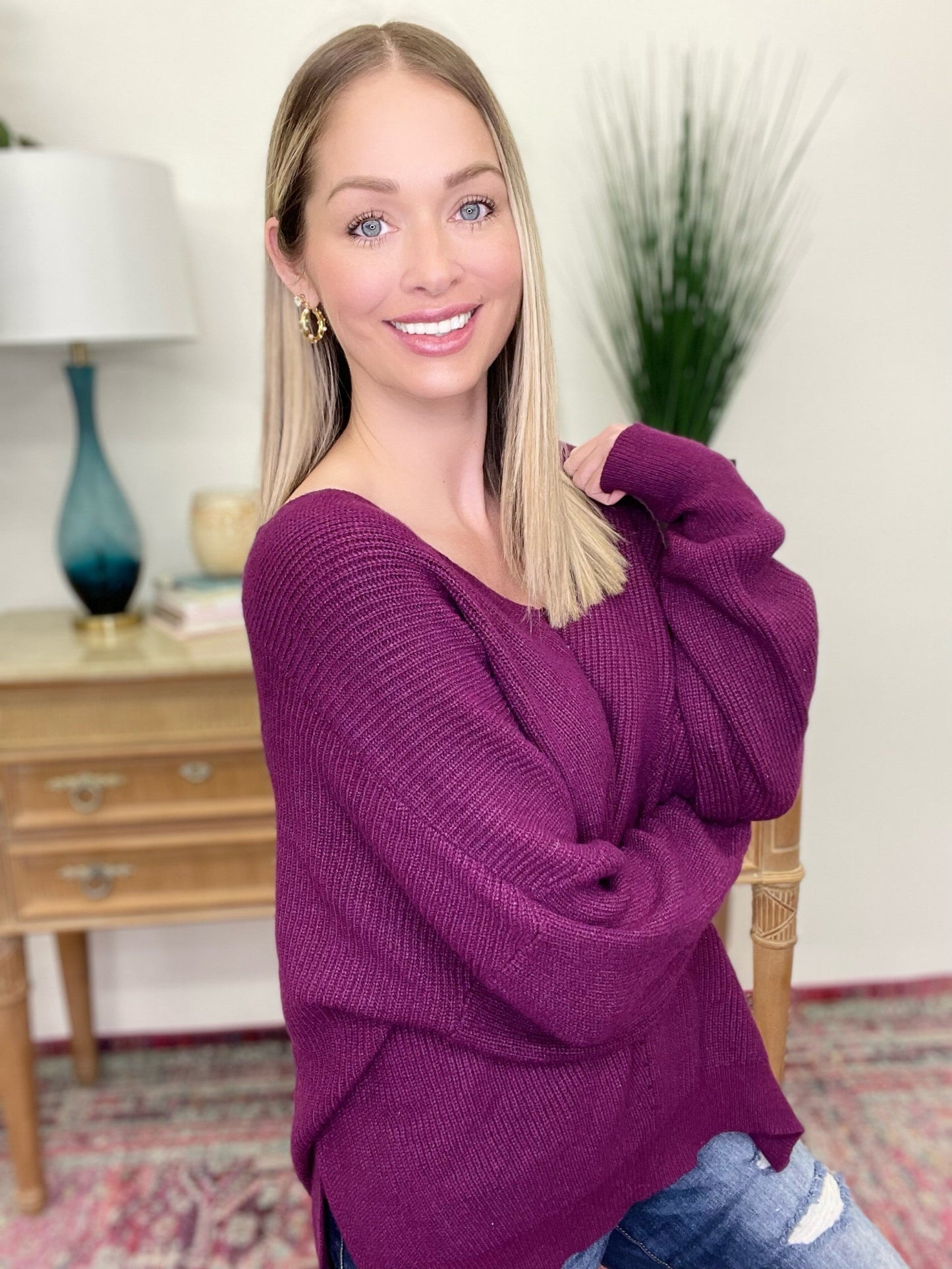 The Jaclyn Sweater in 2 Colors/AS