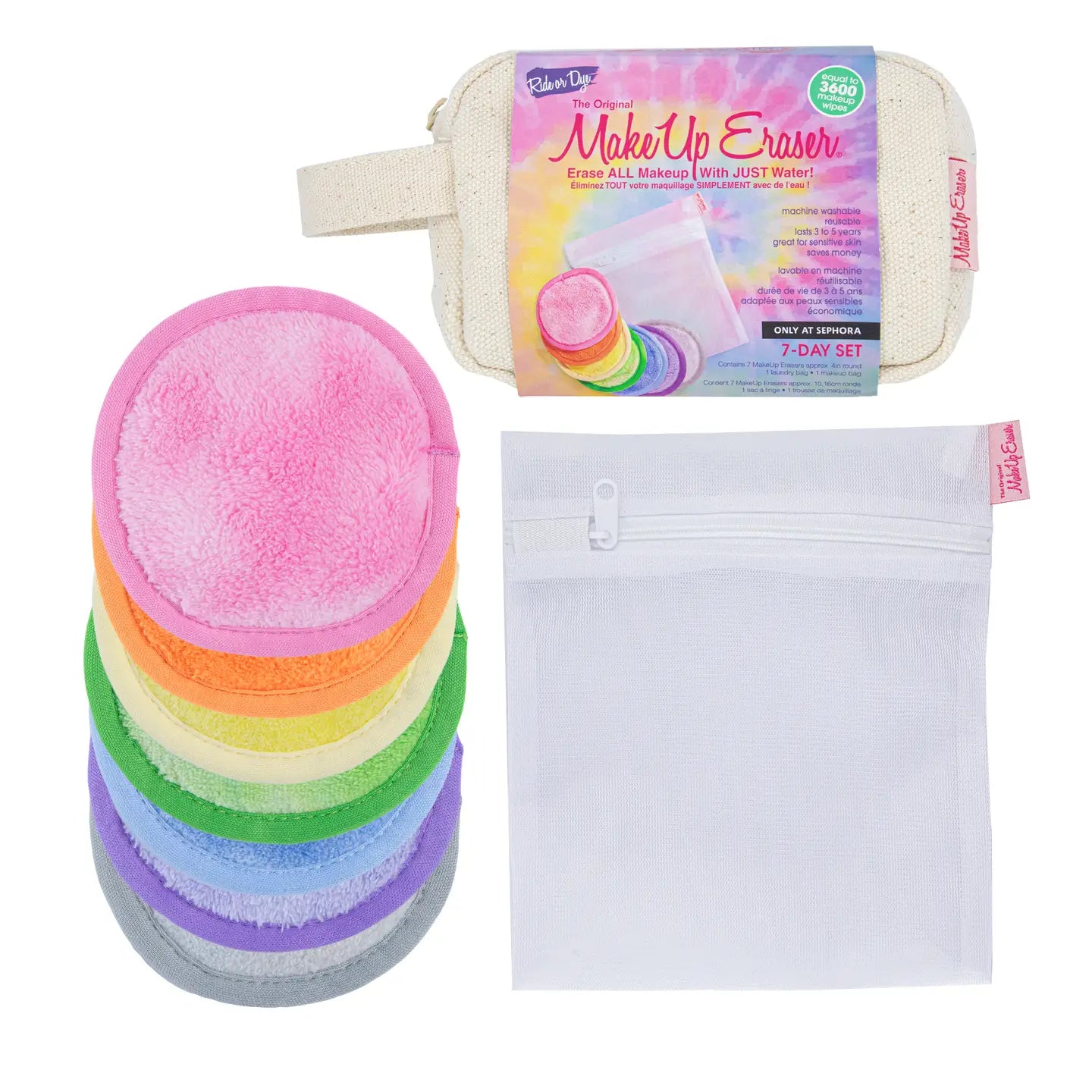 The Ride or Die 7-Day Makeup Eraser Gift Set