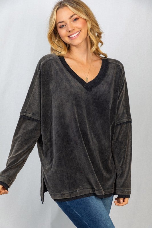 The Velour V Top-AS