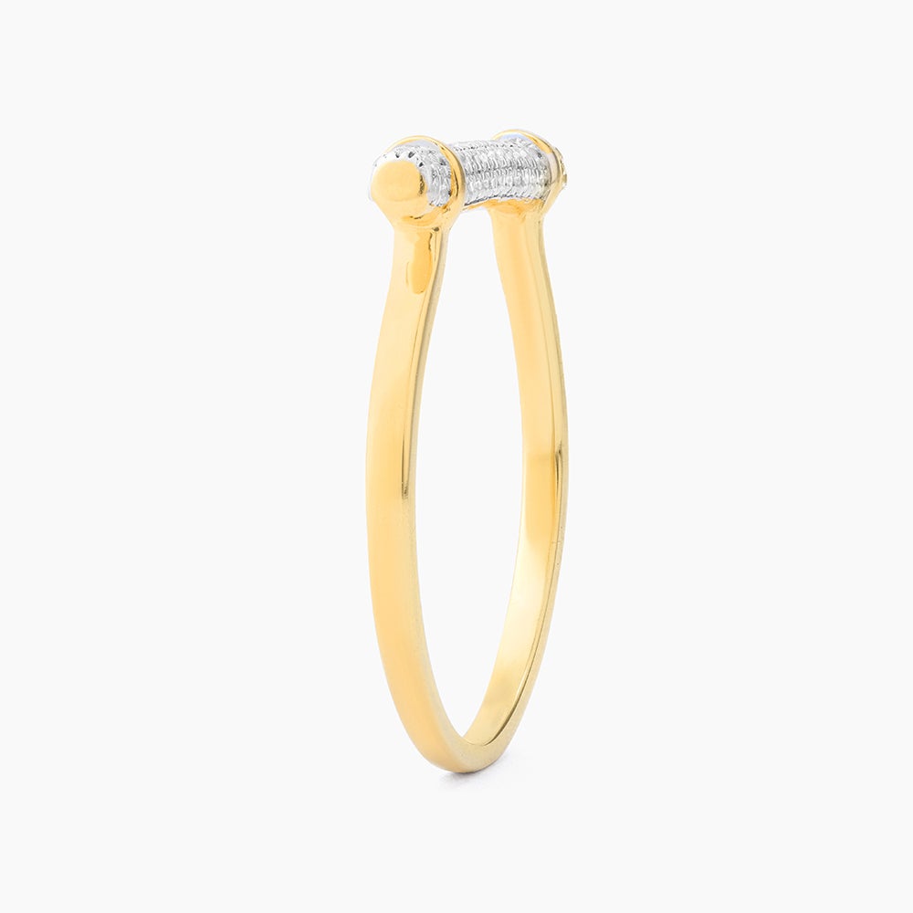 ES Diamond Log Statement Ring