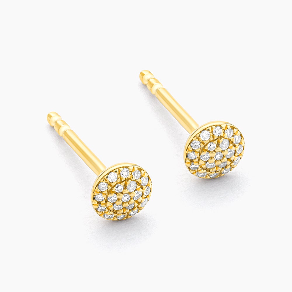 ES Round Stud Earrings