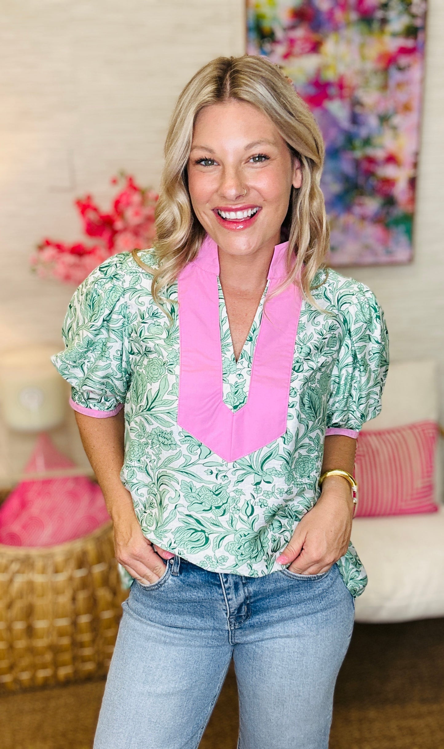 The Baytowne Top in Green