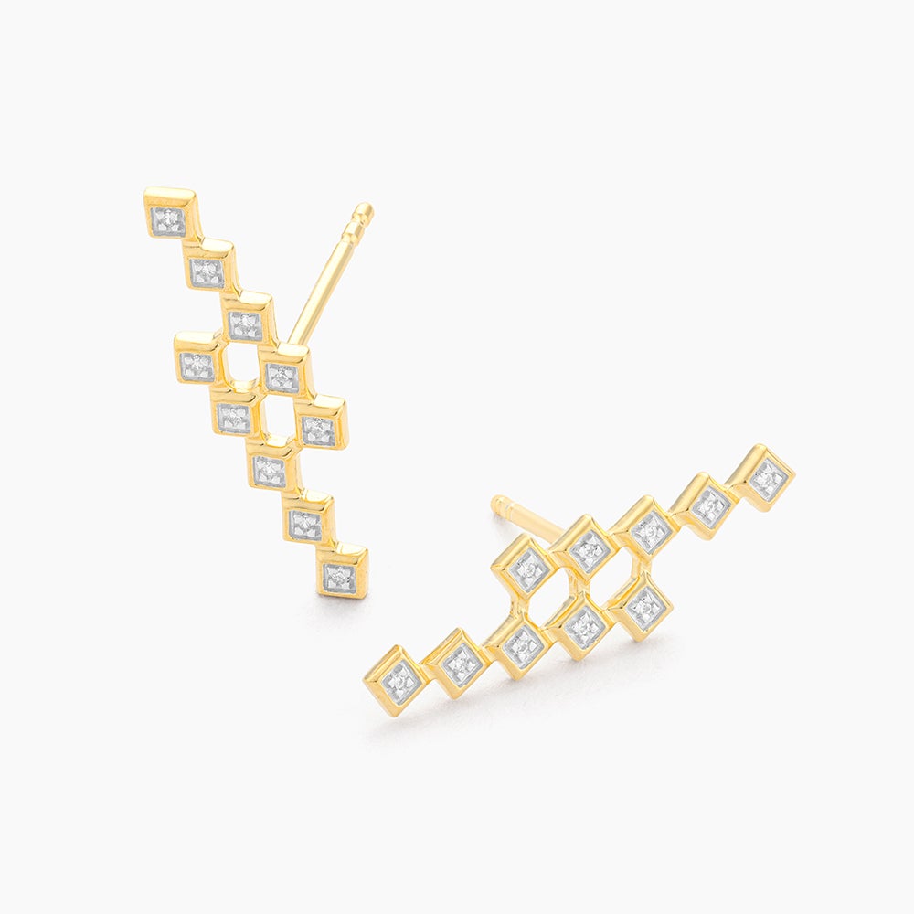 ES Thunderbolt Stud Earrings