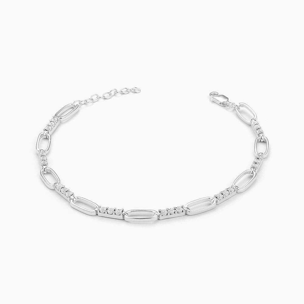 ES Interlinked Chain Bracelet