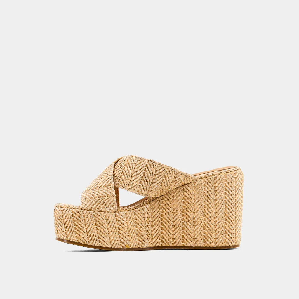 The Natural Woven Ludovia Wedges