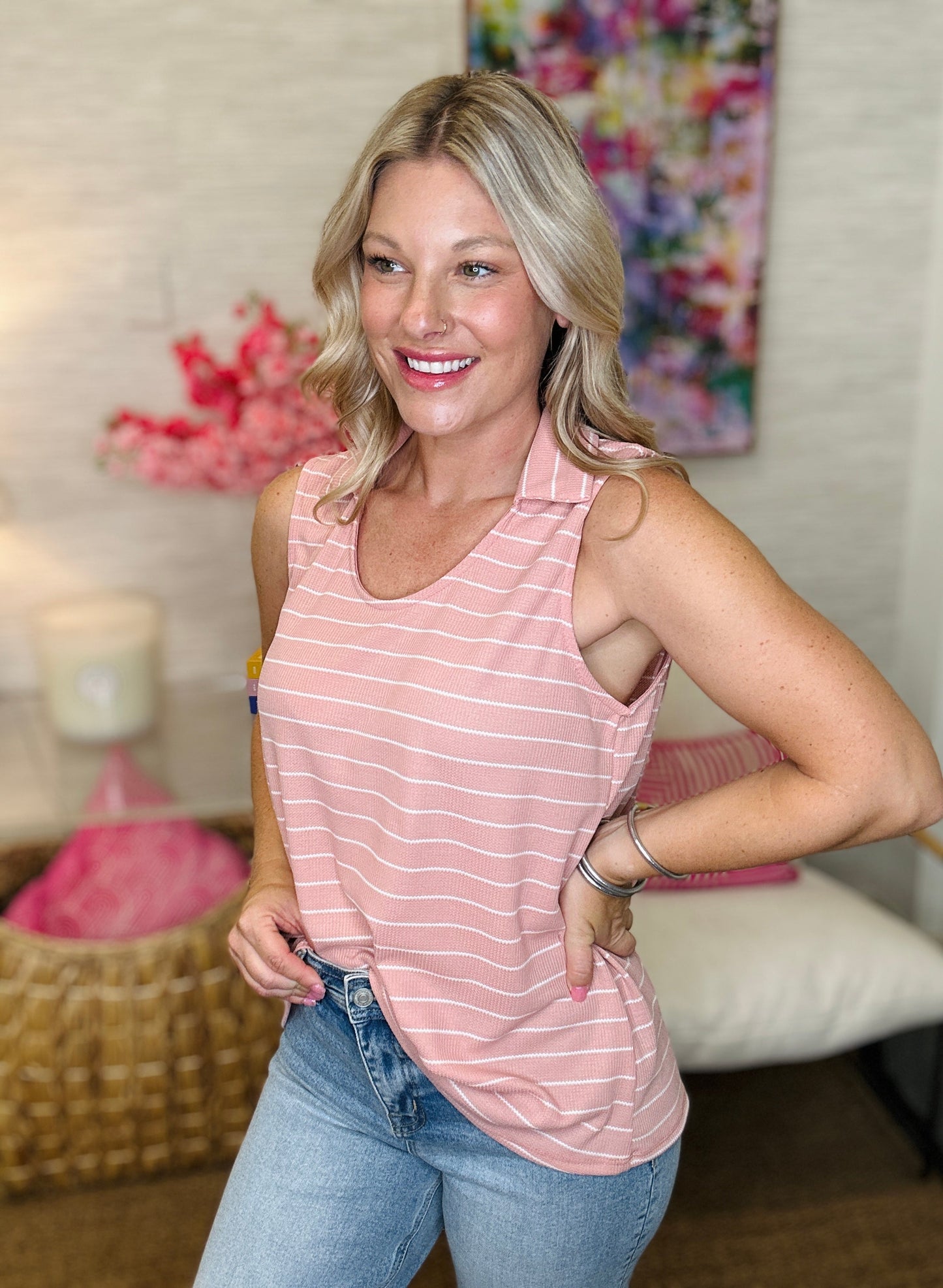 The Stripe Sam Tank - 3 Colors