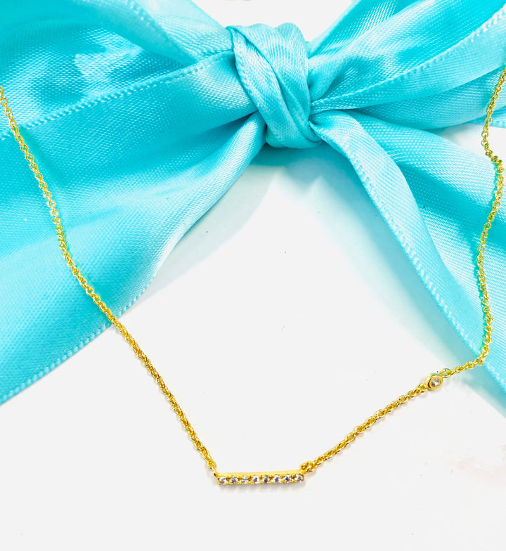 The Tai CZ Stick Necklace