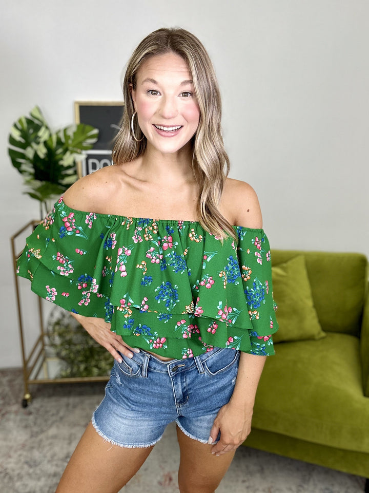The Green Charmer Top