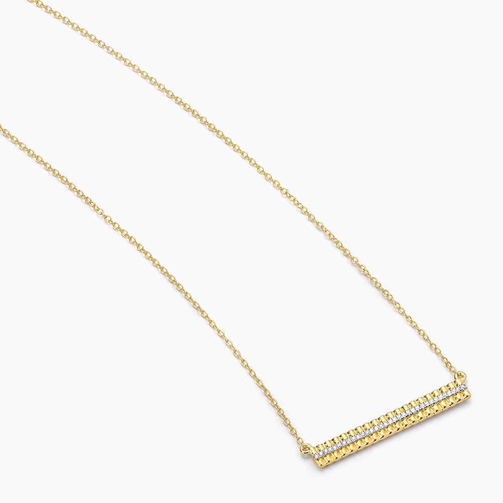 ES Groovy Bar Pendant Necklace