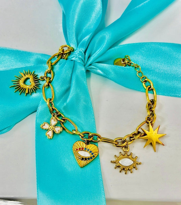 The Luck in Love Charm Bracelet