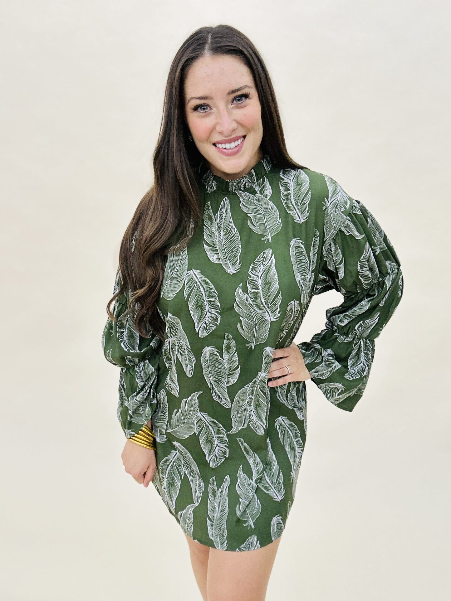 The Boho Feather Dress - 2 Colors/AS