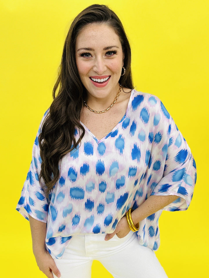 The Cotton Candy Crush Poncho Top - AS