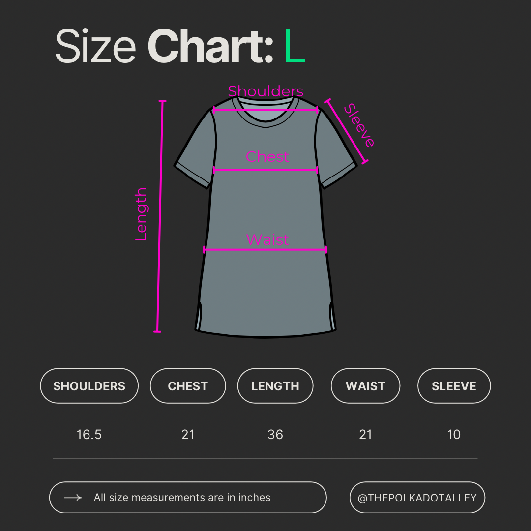 The Buckley T-Shirt Dress - 4 Colors/AS