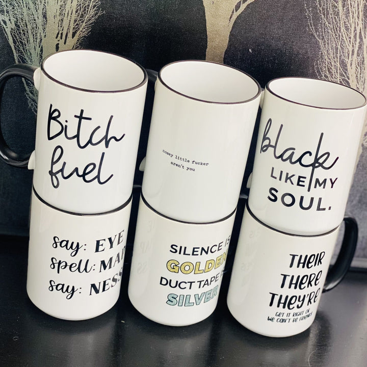 Snarky Mugs-19 Funny Options