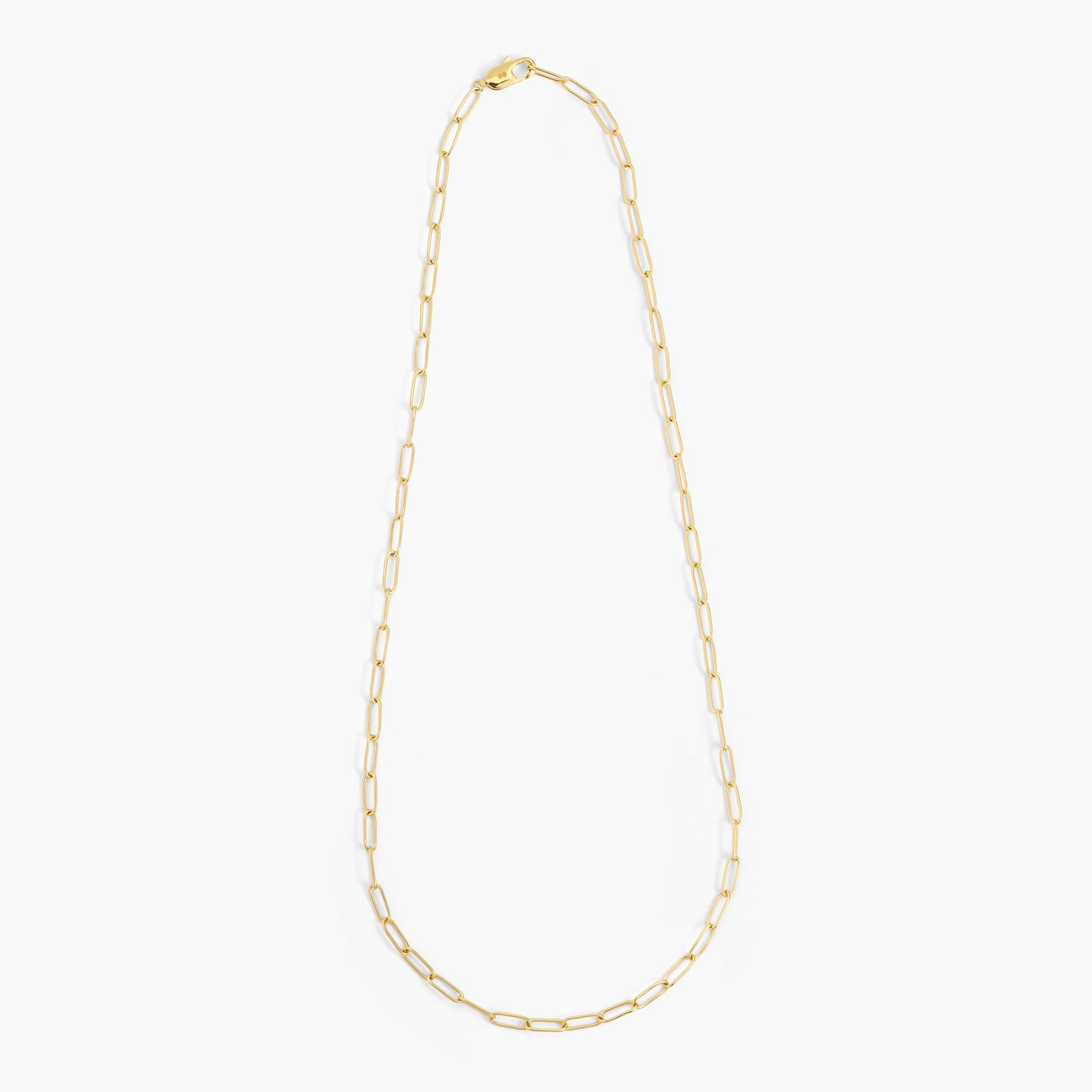 ES Charm Paperclip Necklace