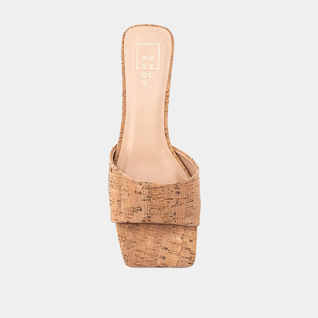 The Cork Fortune Heels