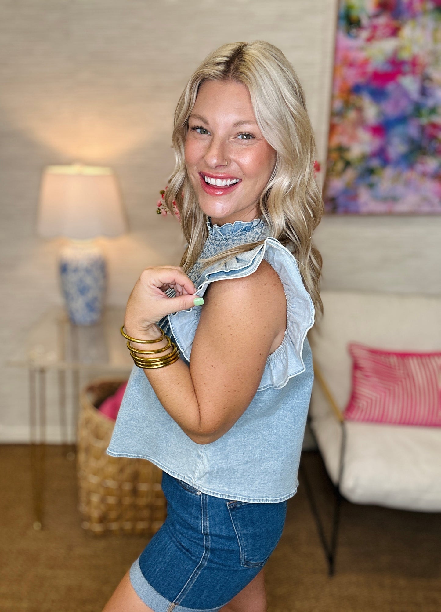 The Pintuck Top