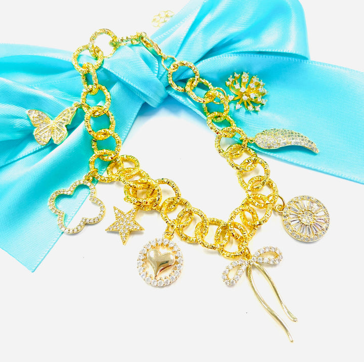 The Golden Girl Charm Bracelet