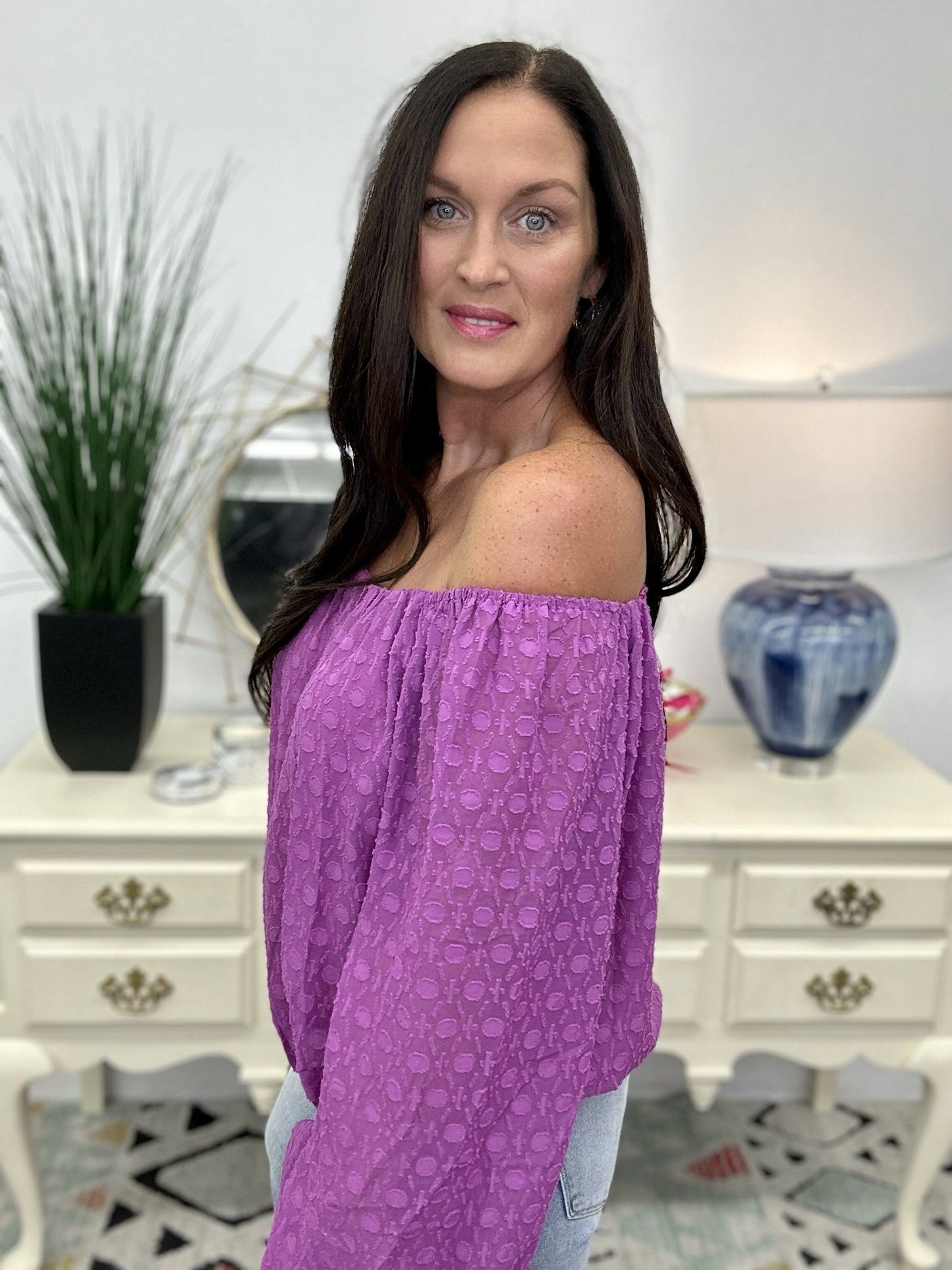 The Orchid Woven Top