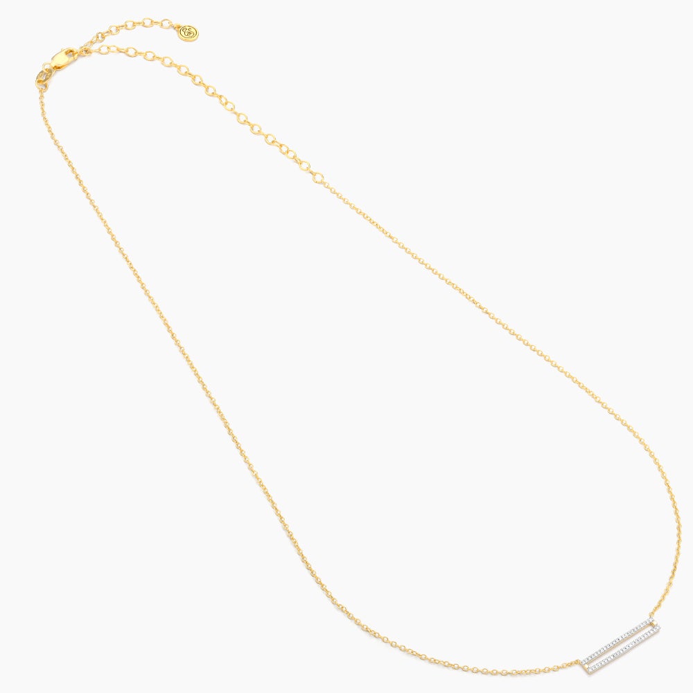 ES Set the Bar Pendant Necklace