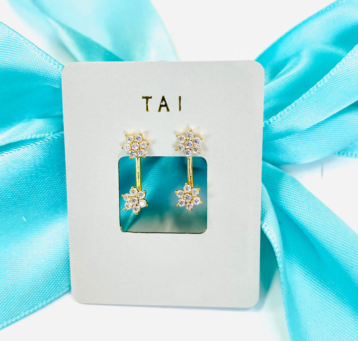 The Tai Flower Jacket Earrings