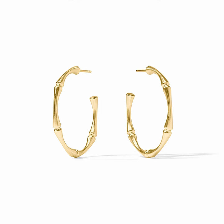 JV Gold Bamboo Hoops-3 Sizes